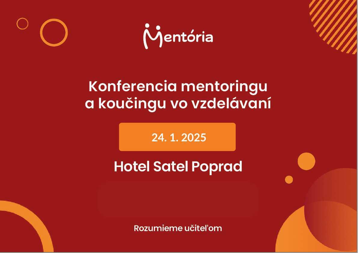 Konferencia mentoringu a koučingu vo vzdelávaní