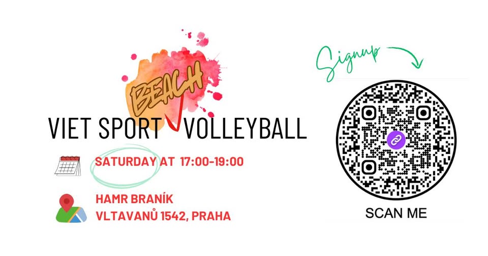 Viet Sport BEACH VOLLEYBALL at HAMR BRANÍK 12.07.2025 17:00-19:00