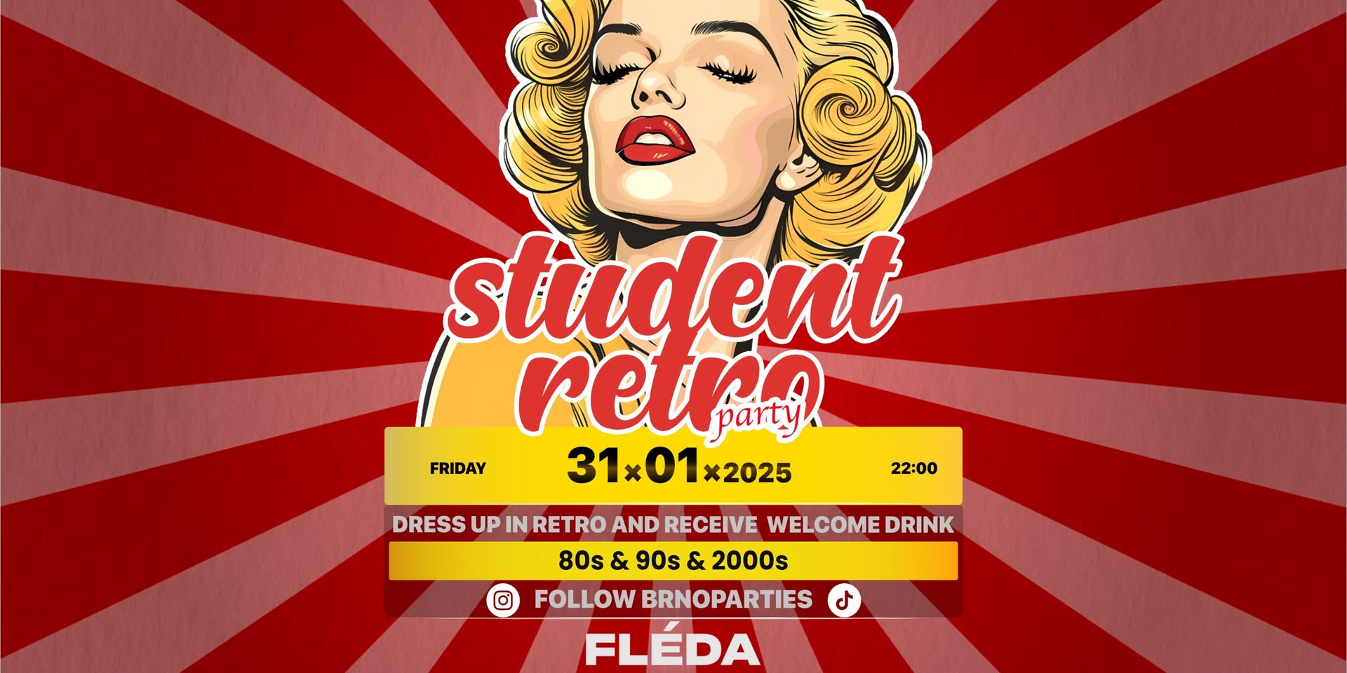 STUDENT RETRO PARTY 🪩 @FLÉDA