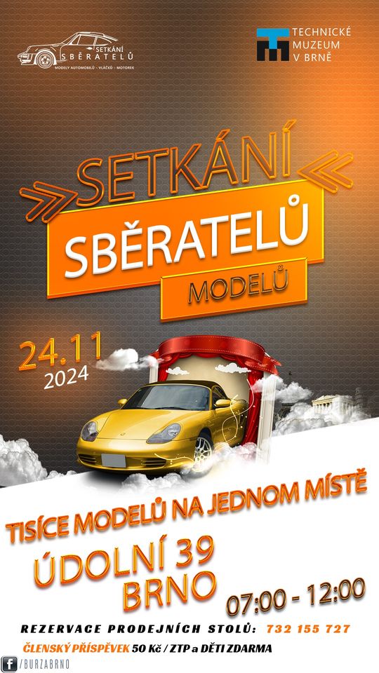 Setkání Sběratelů Modelů (BURZA) Brno