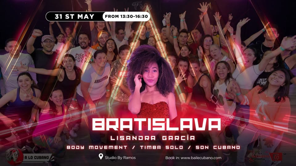 🇨🇺 Dance Workshops, Cuban Styles in Bratislava 🇸🇰 with Lisandra García