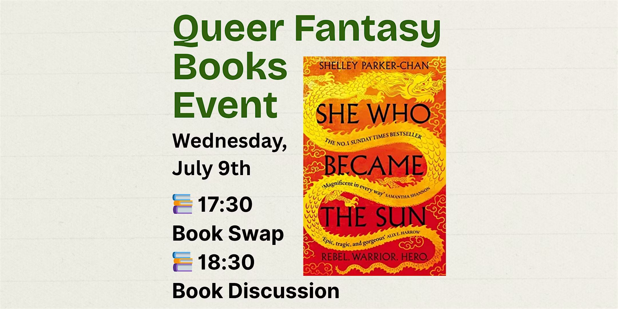 Queer Fantasy Books Event