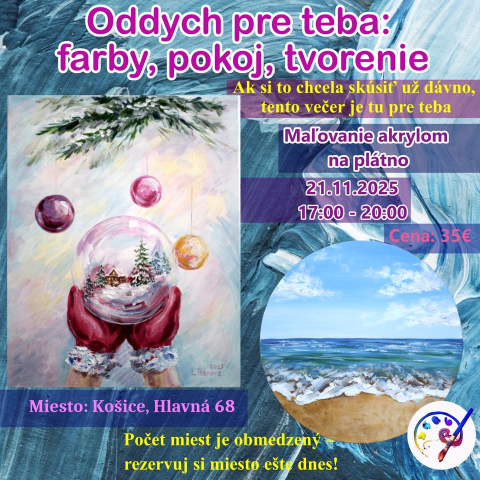 Oddych pre teba: farby, pokoj, tvorenie