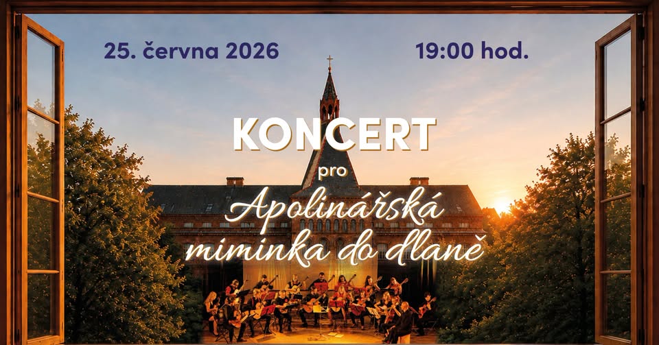 🎶 Benefiční koncert pro Apolinářská miminka do dlaně