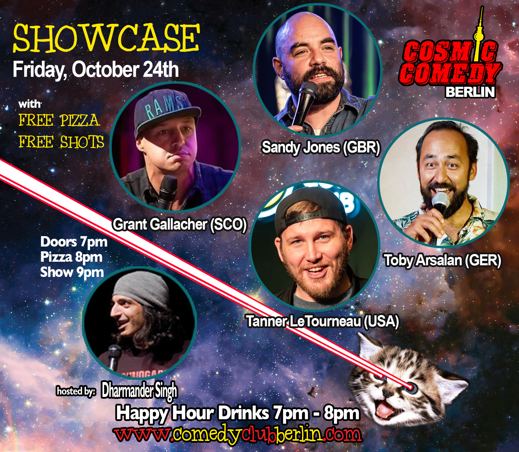 Cosmic Comedy Berlin SHOWCASE FRIDAY