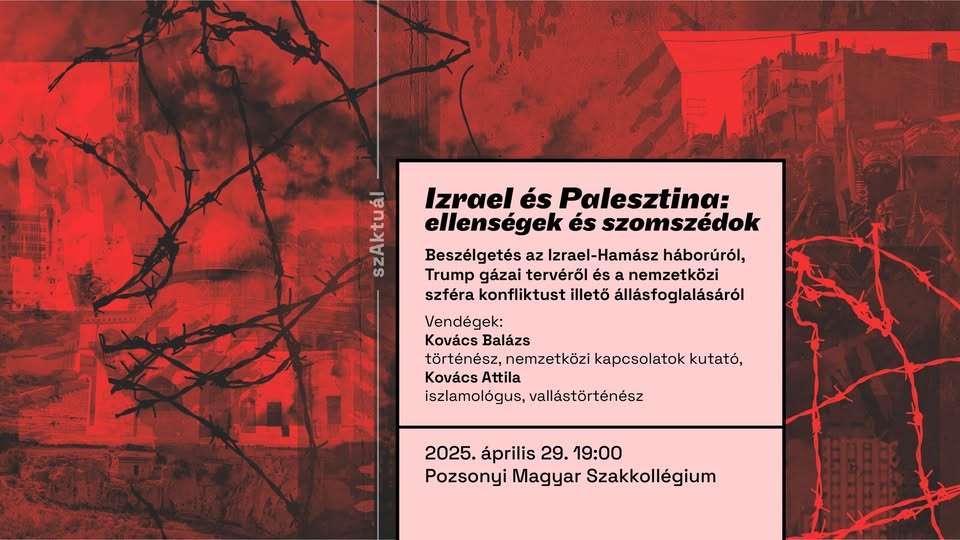 Izrael és Palesztina: ellenségek és szomszédok