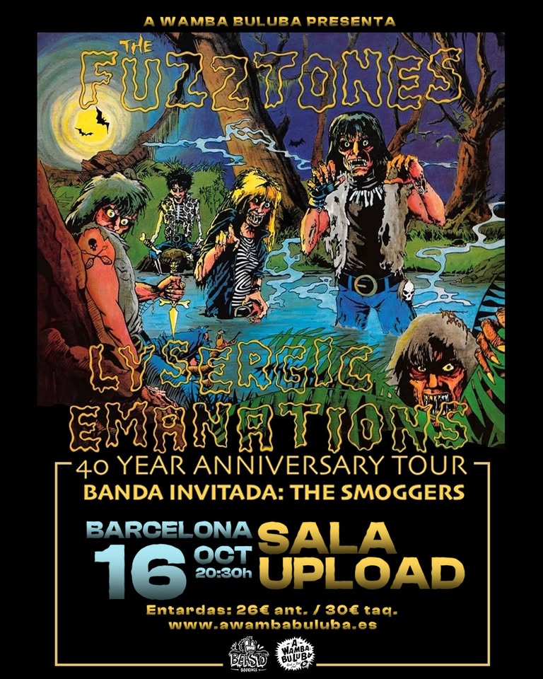 The FUZZTONES + The Smoggers en Barcelona