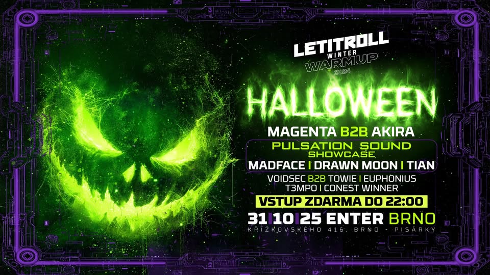 HALLOWEEN LIR WINTER WARM-UP W/ MAGENTA & AKIRA & PULSATION - ENTER MUSIC CLUB