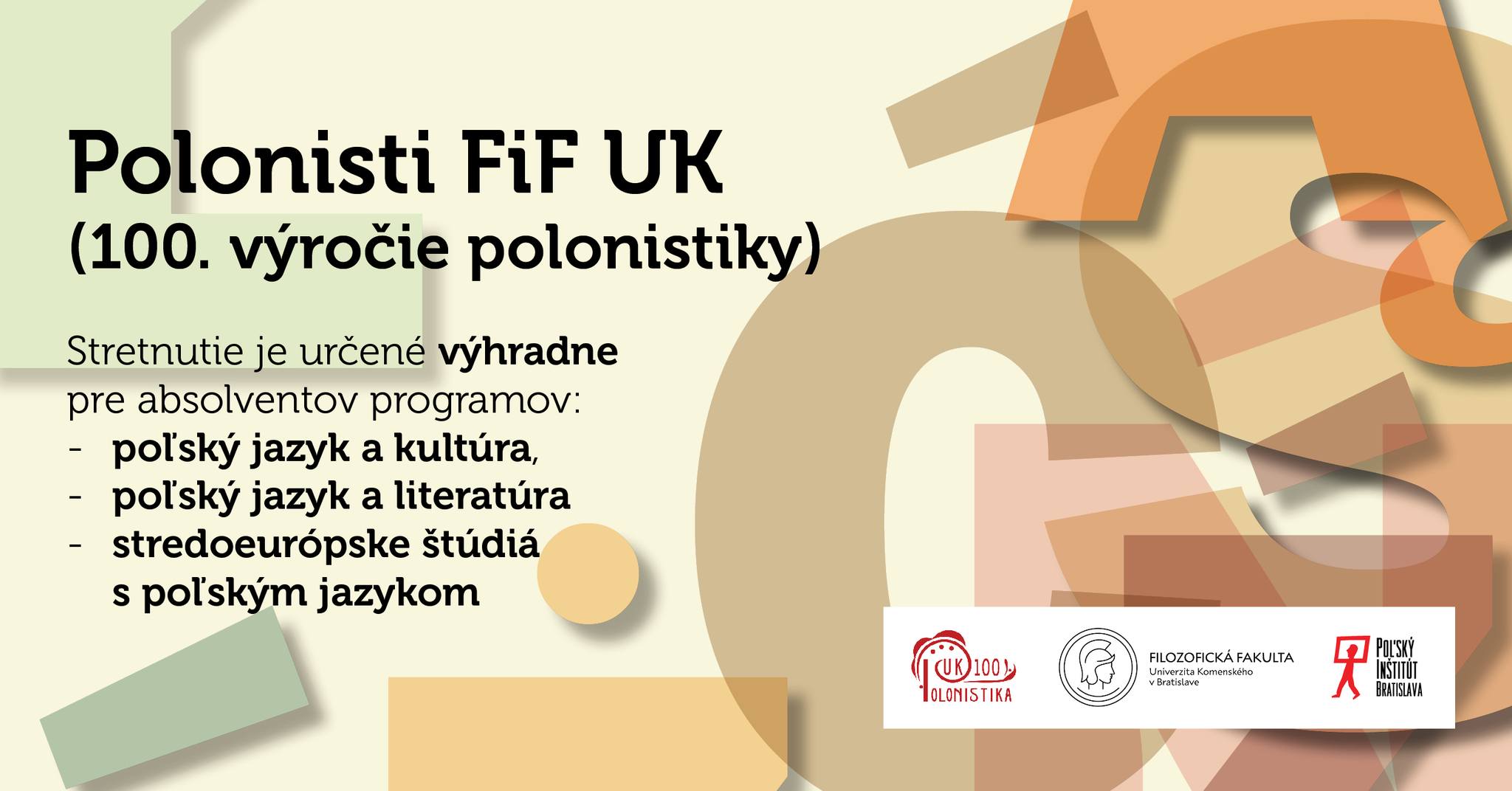 Neformálne stretnutie absolventov bratislavskej polonistiky