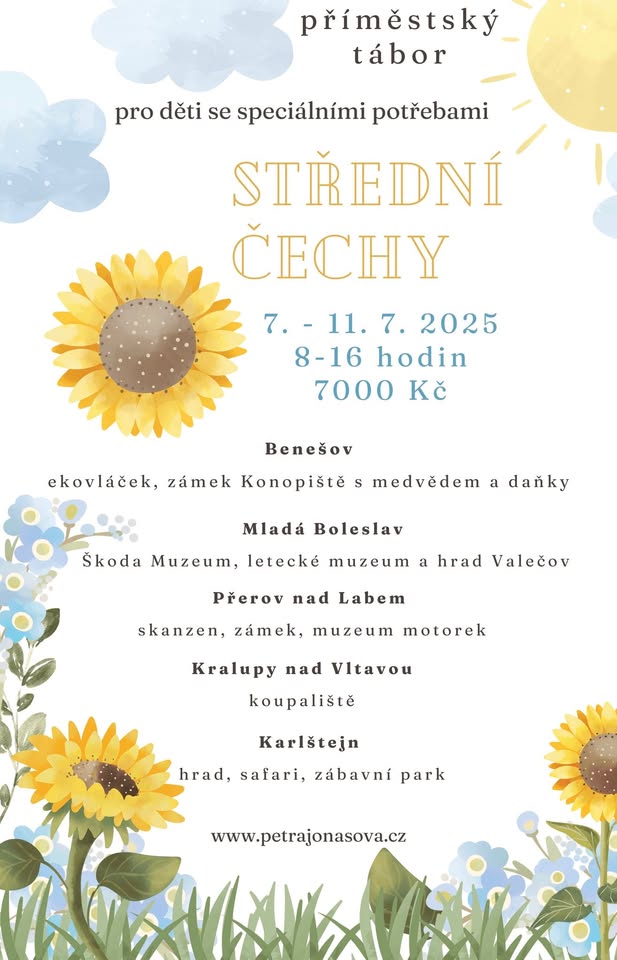 Příměstský tábor pro děti se speciálními potřebami - Střední Čechy