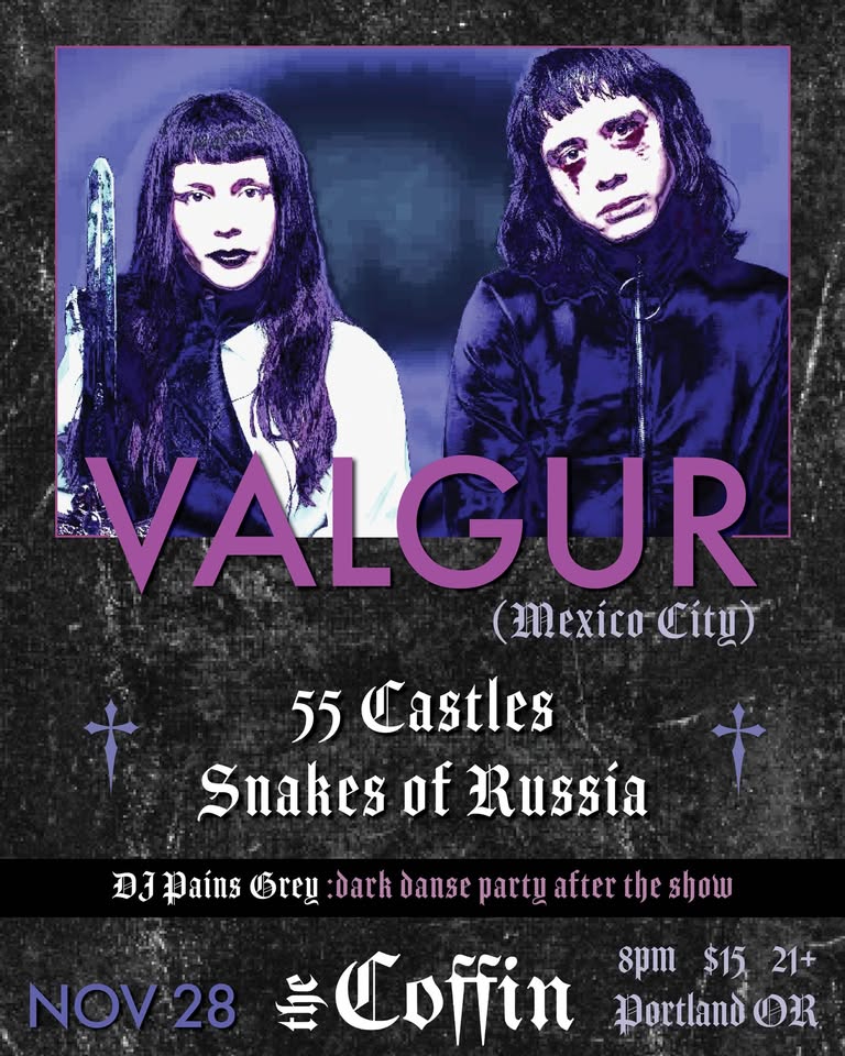VALGUR ( Mexico City) with guests: 55 Castles & Snakes of Russia