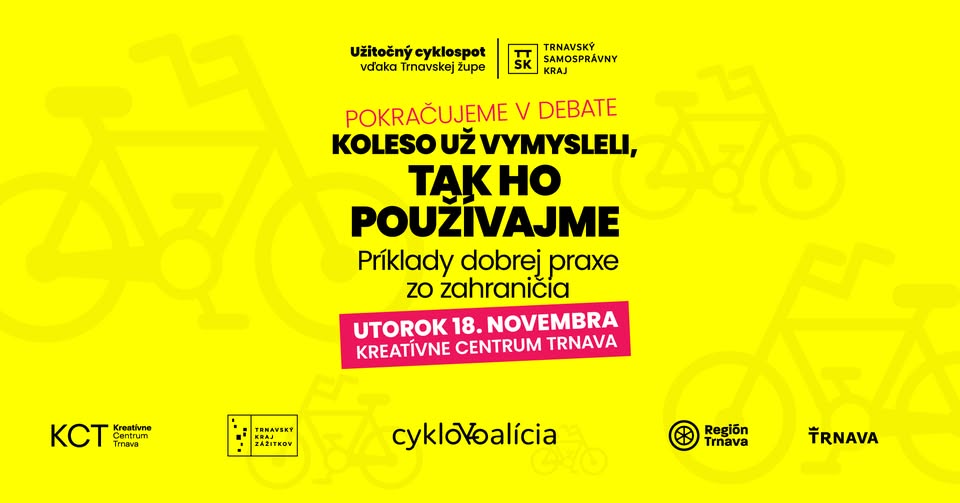 Župný cyklospot ožije v utorok 🚴‍♂️