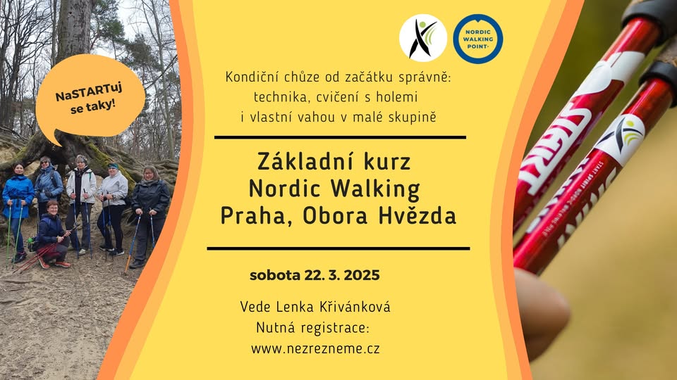 Základní kurz Nordic Walking Praha