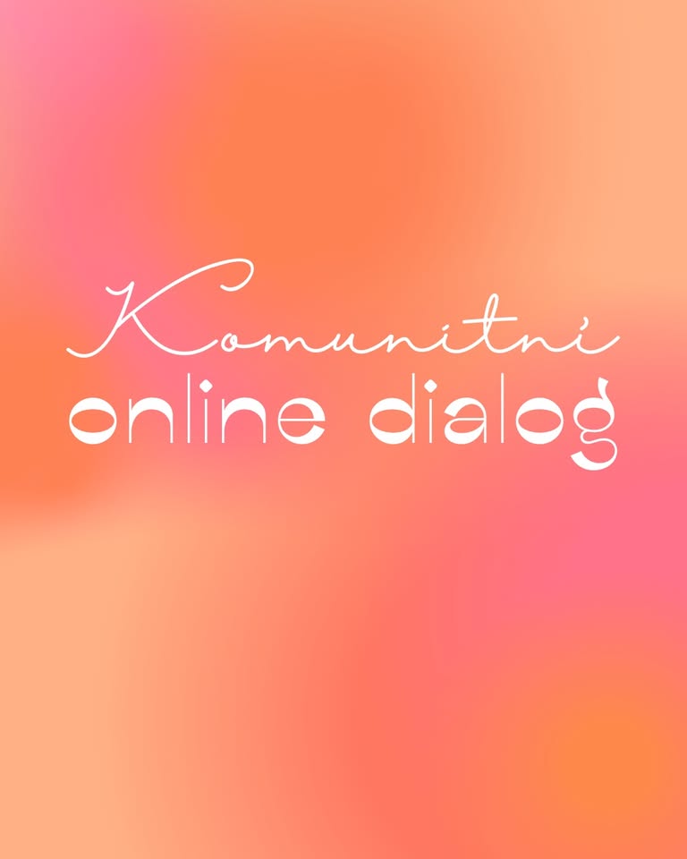 Komunitní online dialog - Přístupnost pro osoby se zdravotním postižením