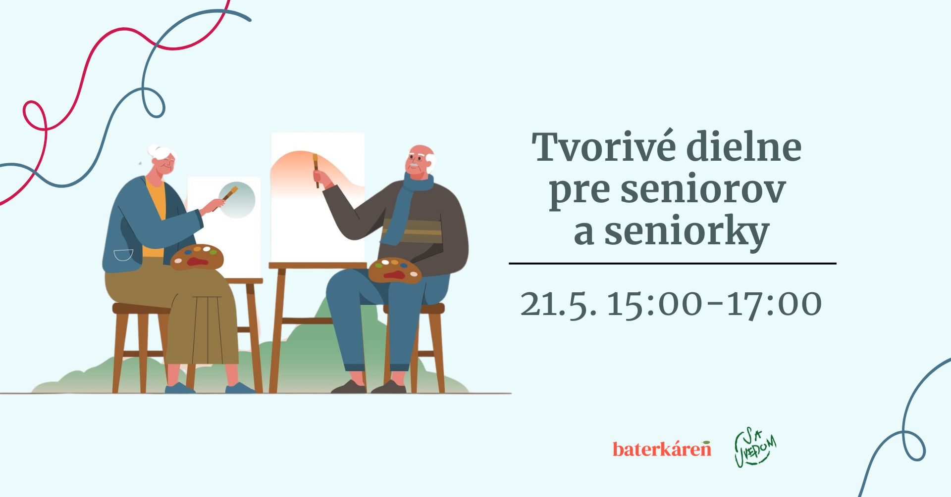 Tvorivé dielne pre seniorov a seniorky 21.5.