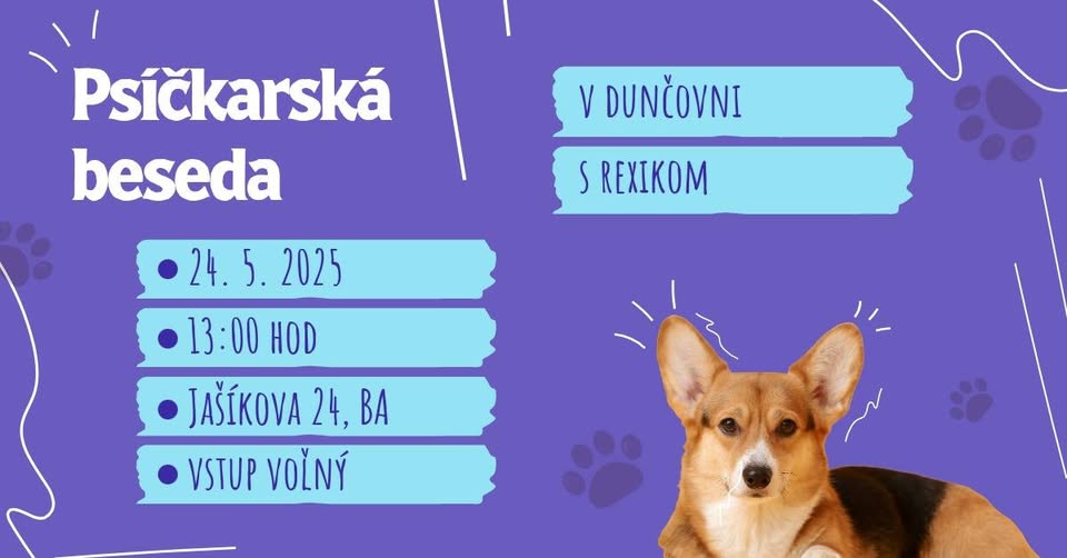 🎤 Veľká psíčkarska beseda v Dunčovni s Rexikom!