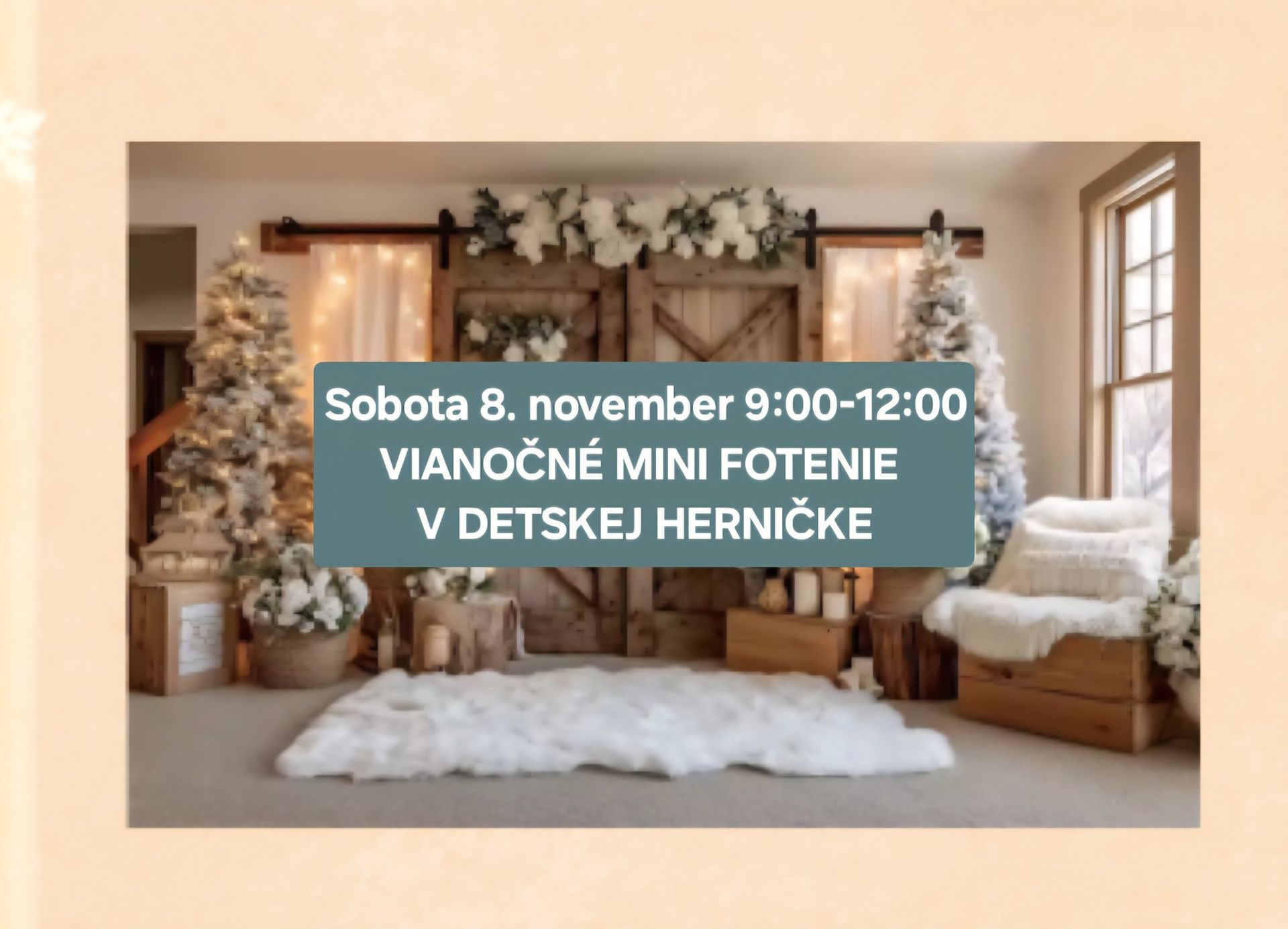 Vianočné mini fotenie pre rodinky