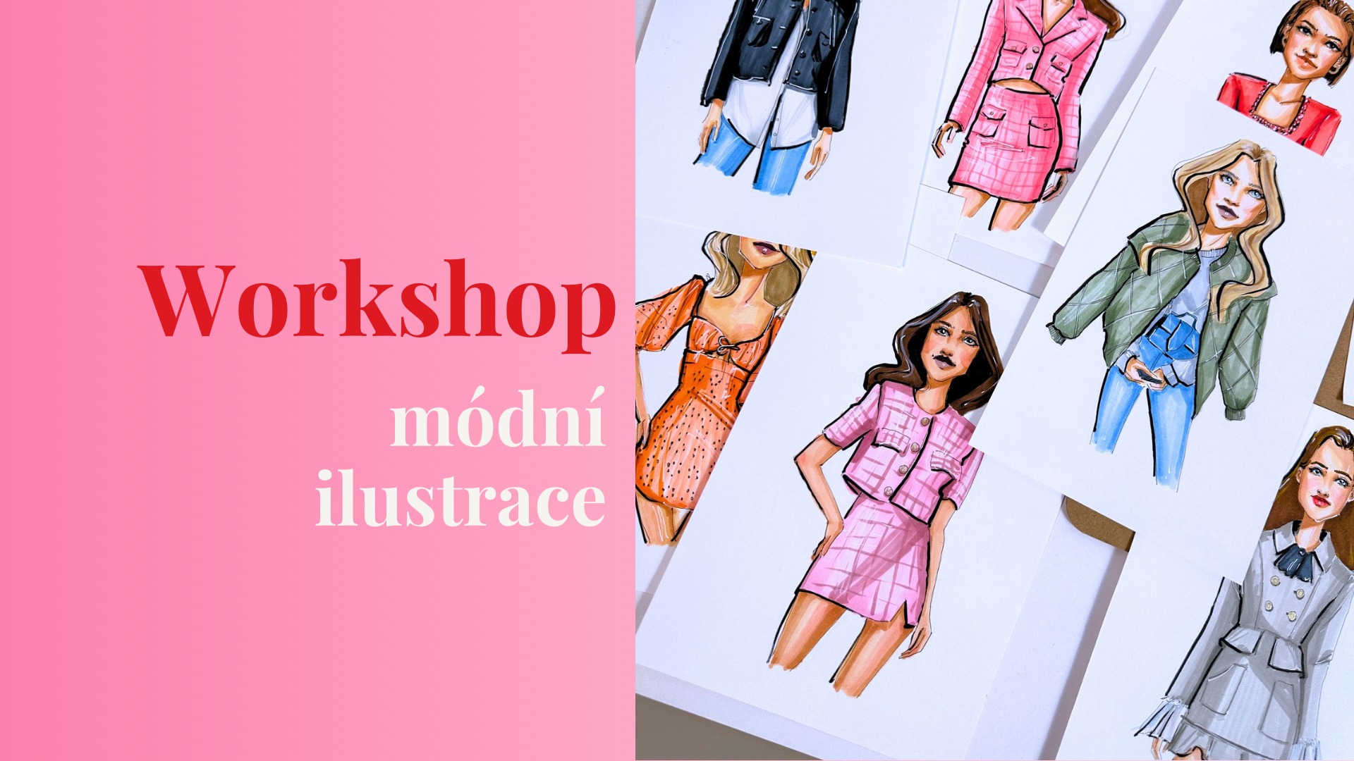 Workshop módní ilustrace fixou - Praha