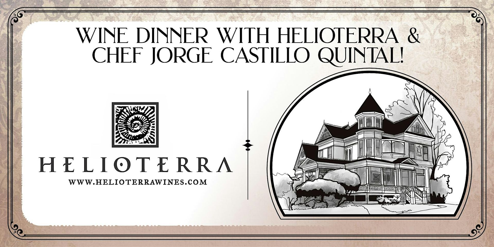 Wine Tasting Dinner with Helioterra Wines