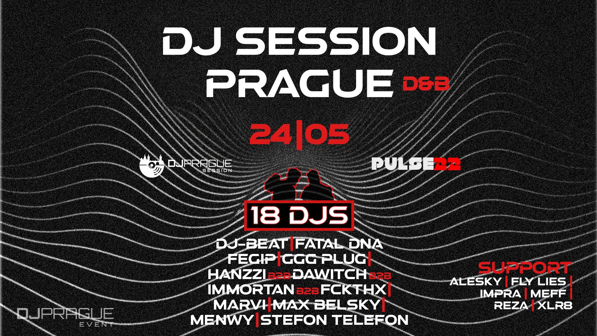DnB DJ Session Prague - PULSE 22 (18 DJs)