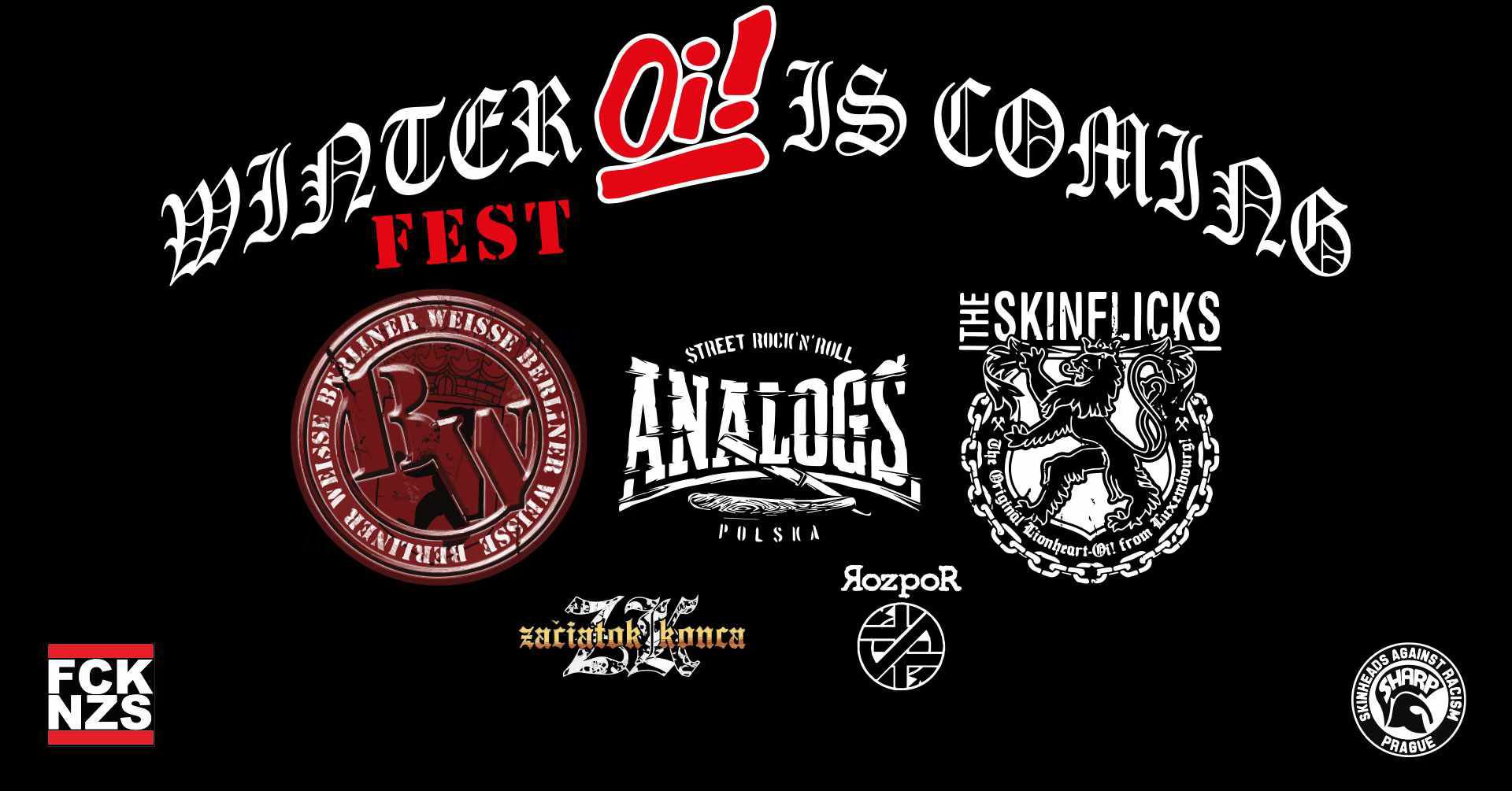 Winter Oi! is coming! The SKINFLICKS, Analogs, Berliner Weisse, Začiatok konca, Rozpor