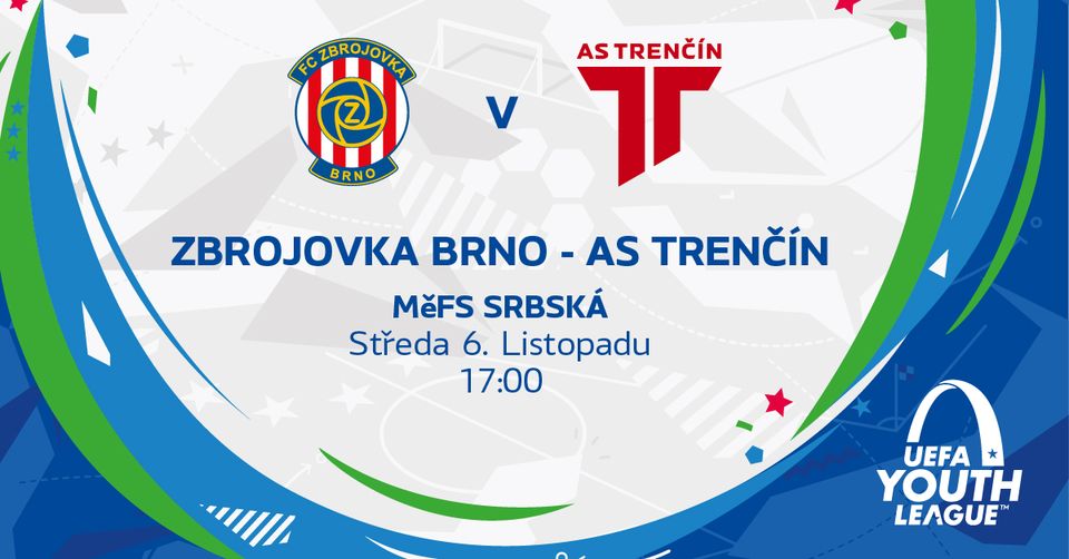 UEFA Youth League: Zbrojovka proti Trenčínu!