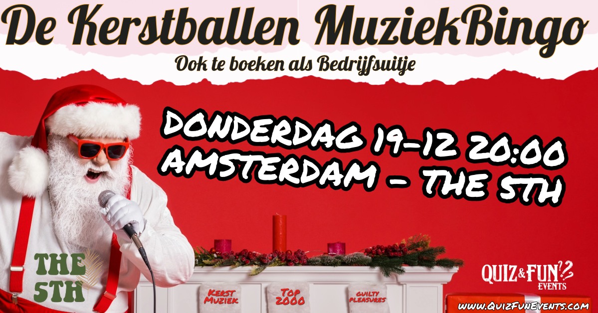Kerstballen Muziekbingo | Amsterdam