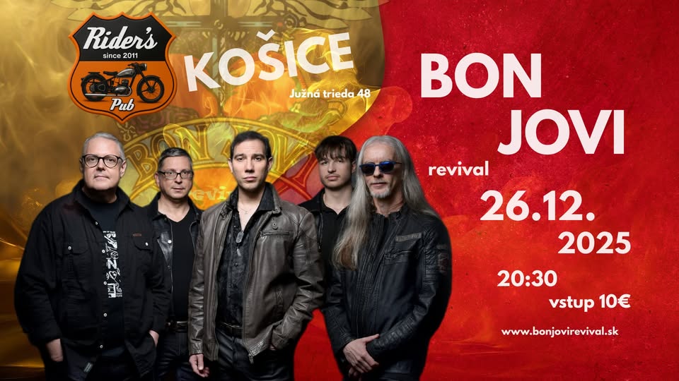 BON JOVI revival – Štefánska párty