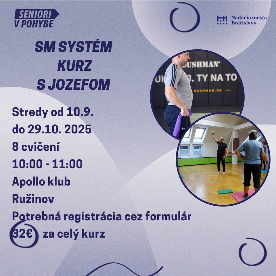 Sm systém kurz s Jozefom /10.9. - 29.10/ - registrácia ukončená