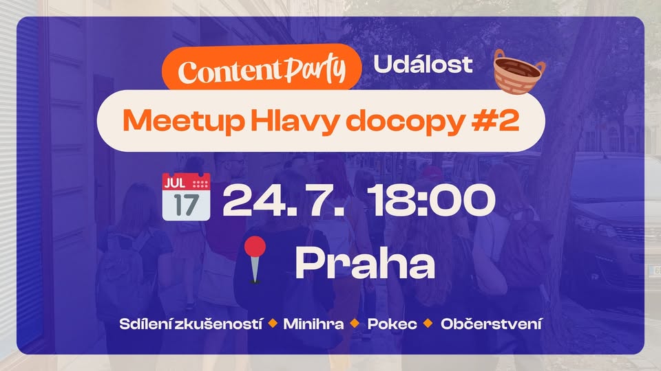 Meetup Hlavy docopy #2: Pikniková party s ContentParty, veď?