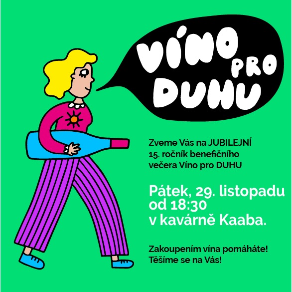 Víno pro DUHU, benefiční večer