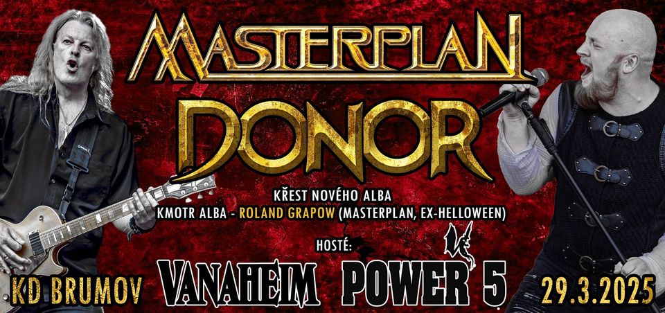 Křest alba DONOR + MASTERPLAN