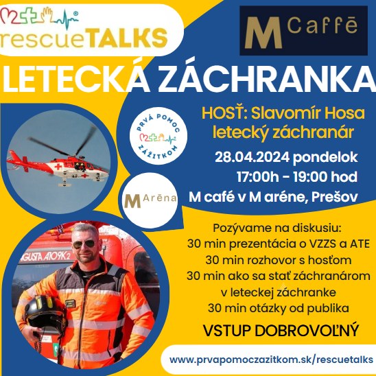 rescueTALKS - april 2025 LETECKÁ ZÁCHRANKA