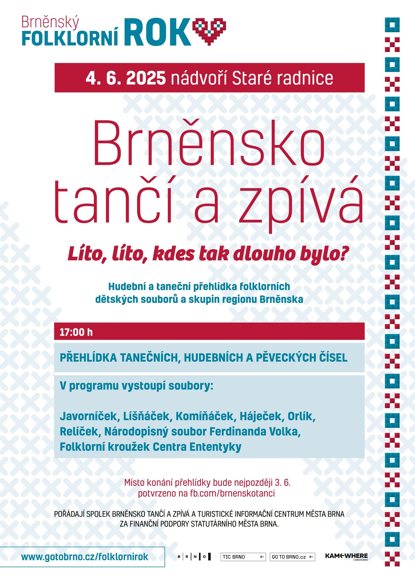 přehlídka dětí Brněnsko tančí a zpívá: Líto, líto, kdes tak dlouho bylo?