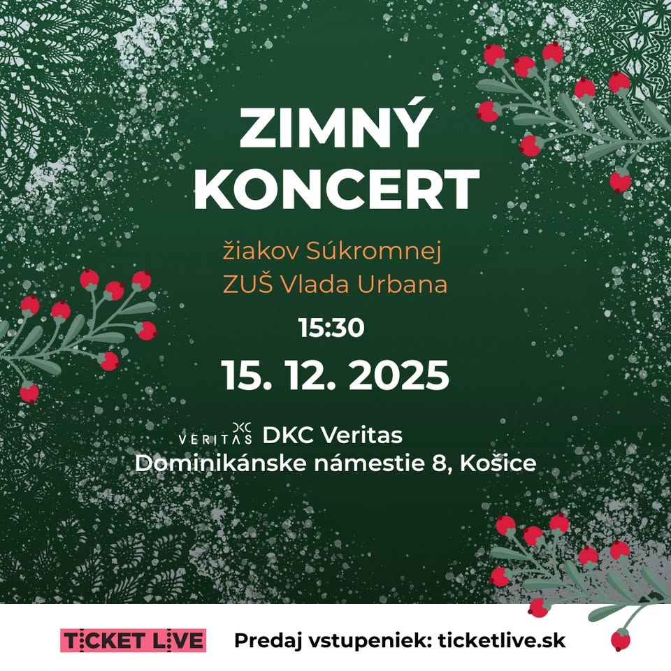 ZIMNÝ KONCERT žiakov školy / 1. koncert