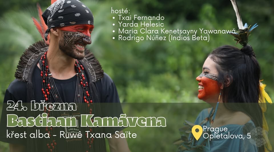 Bastiaan Kamãvena - křest alba Ruwê Txana Saïte