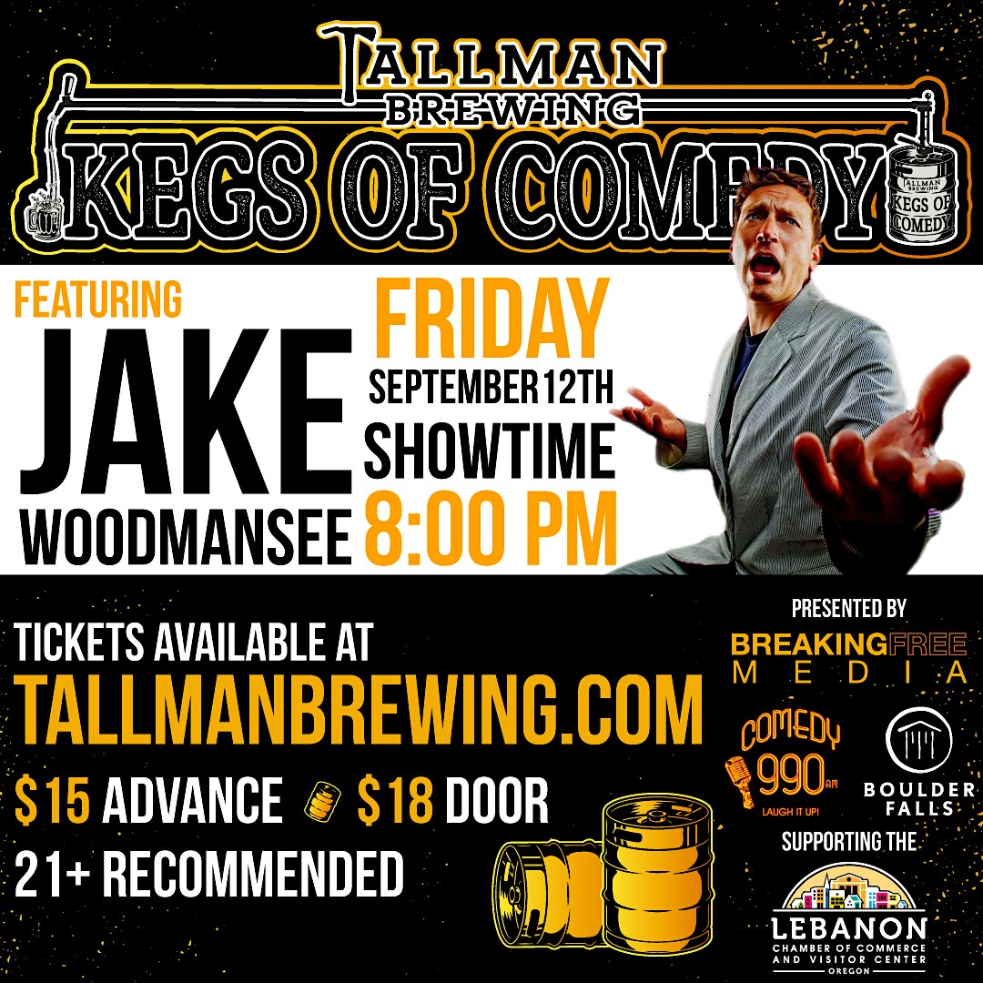Kegs of Comedy featuring Jake Woodmansee