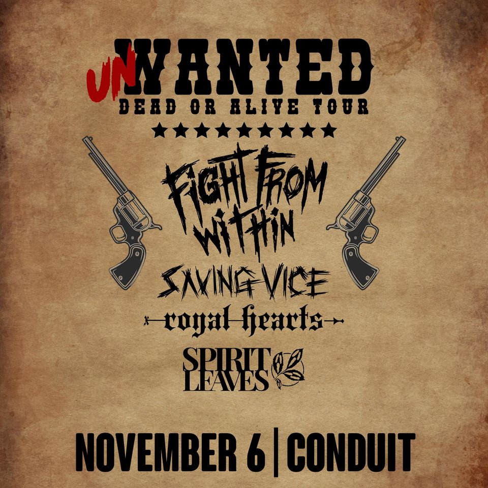 Fight From Within, Saving Vice, Royal Hearts, and Spirit Leaves in Orlando