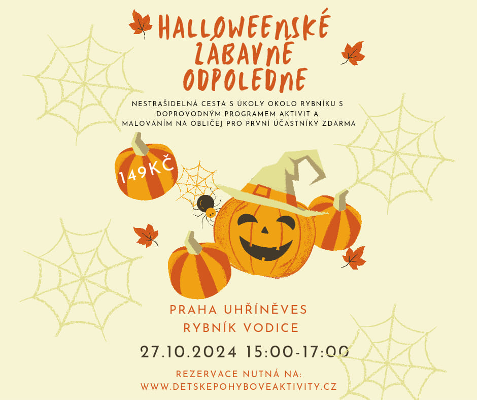 Halloweenská NESTRAŠIDELNÁ stezka