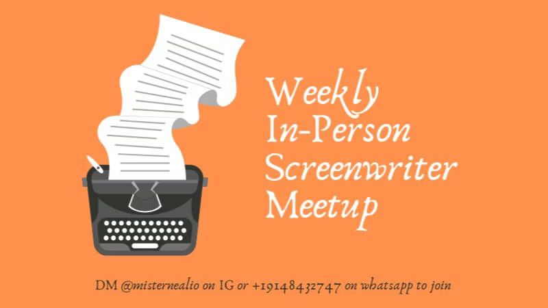 Wednesday Screenwriter Sesh