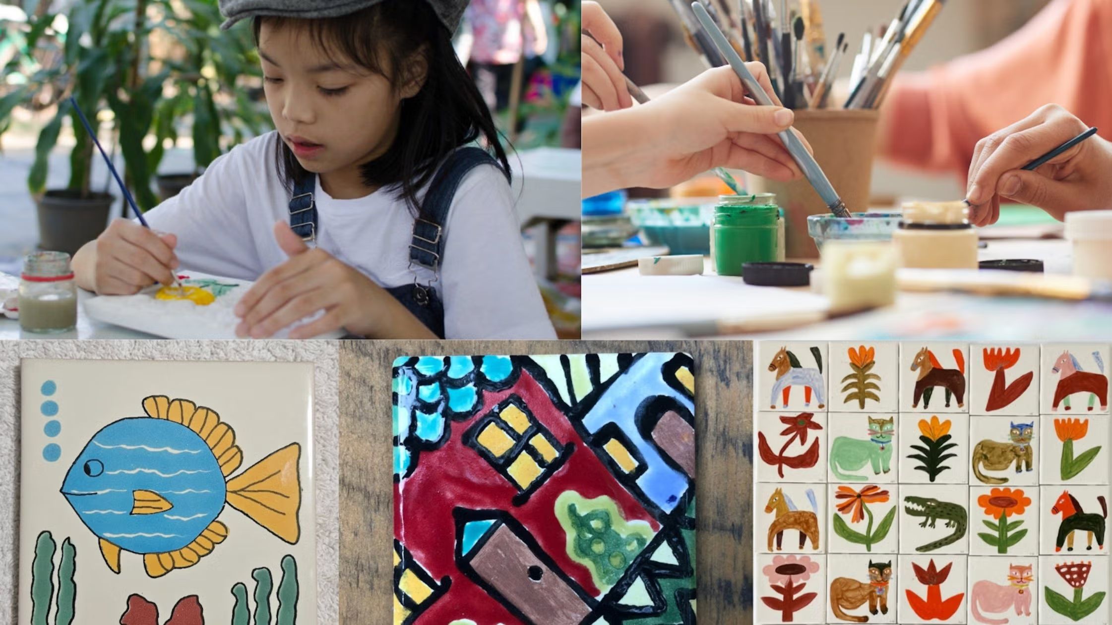 TILE TREASURES - Azulejo painting workshop for KIDS