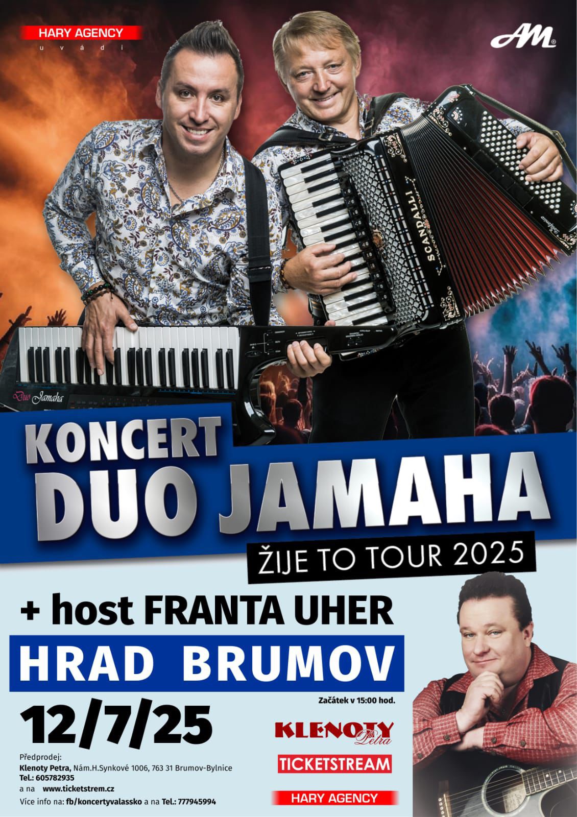 Brumov-Bylnice DUO JAMAHA & hosť Franta Uher