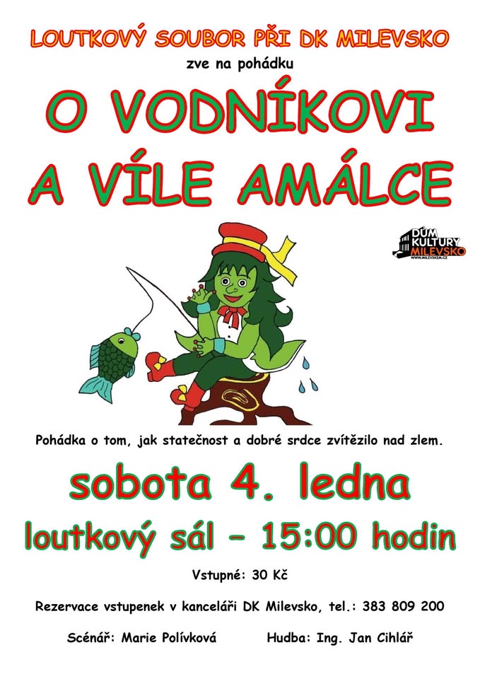Loutková pohádka - O vodníkovi a víle Amálce