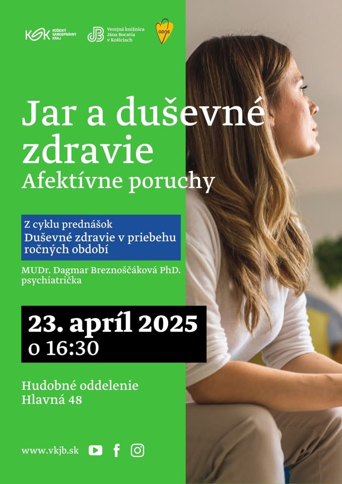 JAR A DUŠEVNÉ ZDRAVIE. AFEKTÍVNE PORUCHY. PREDNÁŠKA.