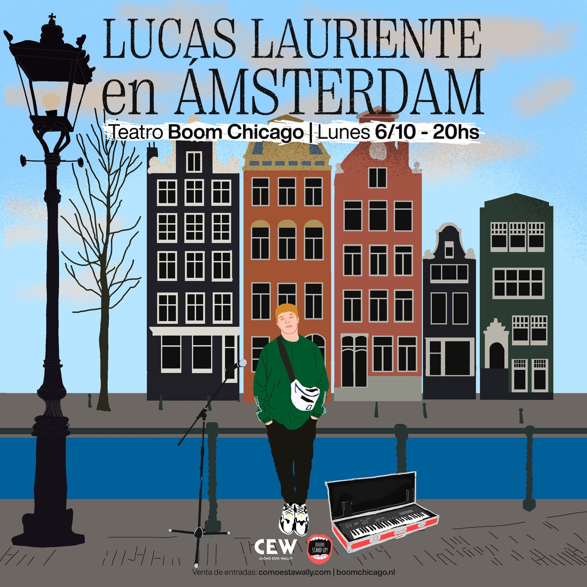 Lucas Lauriente Stand Up en Ámsterdam