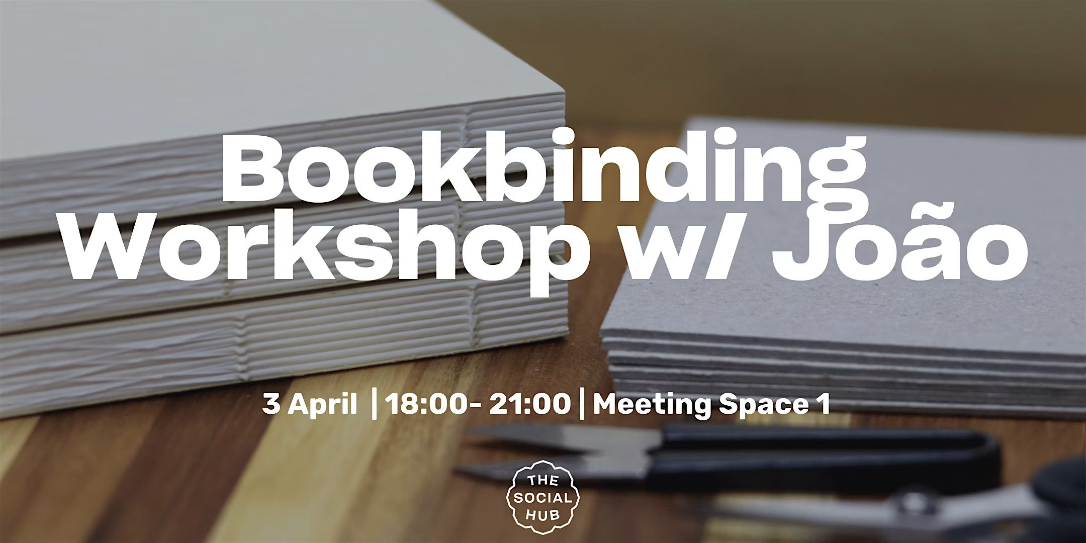 Bookbinding workshop with João