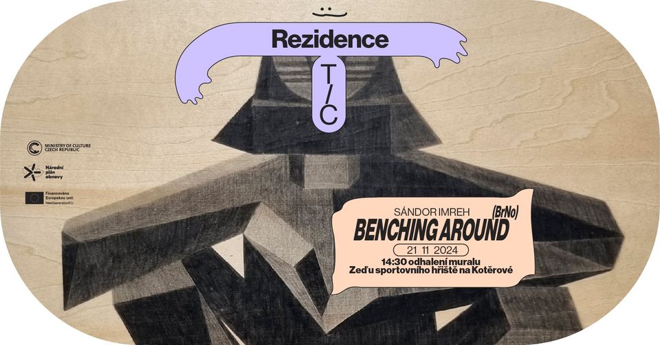 ’Benching Around (BrNo)’ – odhalení muralu ⇨ ⇨ ⇨ 𝓡𝓮𝔃𝓲𝓭𝓮𝓷𝓬𝓮 𝓣𝓘𝓒