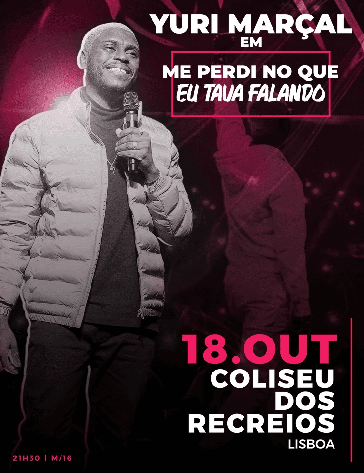 YURI MARÇAL | ME PERDI NO QUE EU TAVA FALANDO - Coliseu dos Recreios