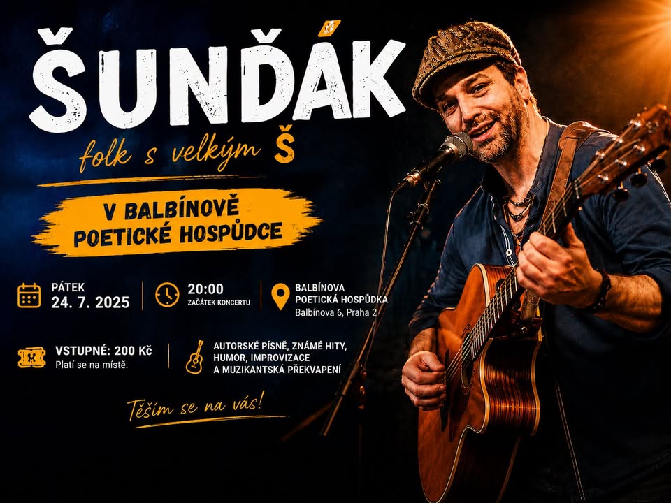 ŠUNĎÁK – folk s velkým Š | Balbínova poetická hospůdka