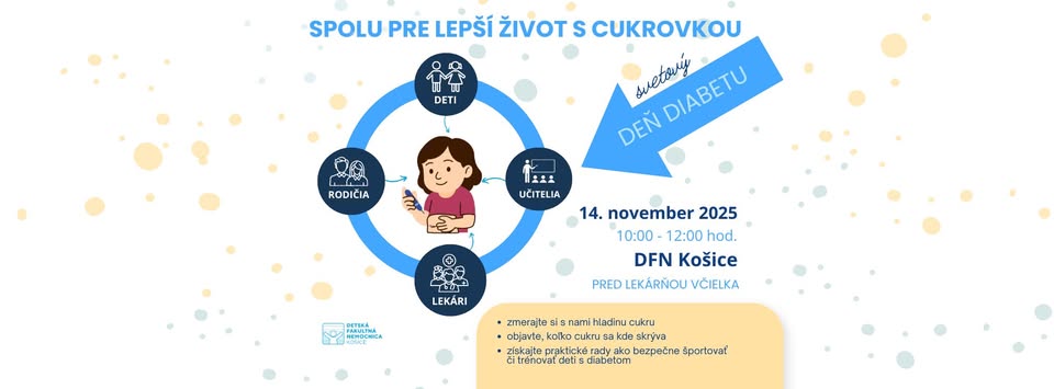 SPOLU PRE LEPŠÍ ŽIVOT S CUKROVKOU - MODRÝ KRUH SPÁJA